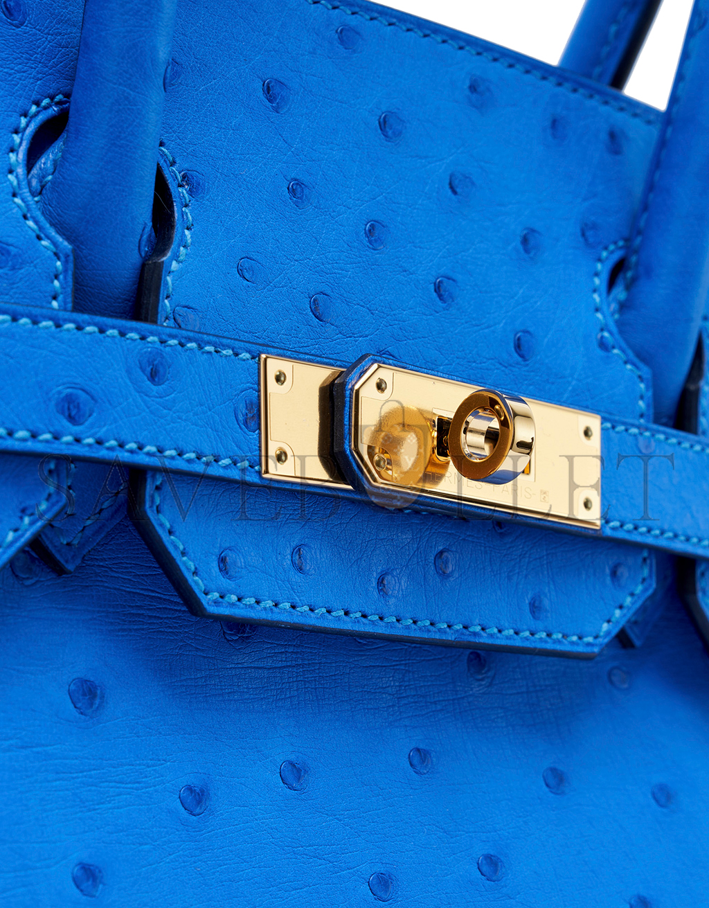 H**mes master birkin 30 blue mykonos 28624521 (30*24*16cm)